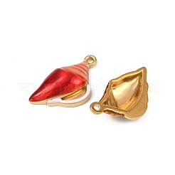 304 Stainless Steel Enamel Pendants&nbsp;STAS-Z140-25G