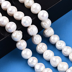Natural Cultured Freshwater Pearl Beads Strands&nbsp;PEAR-N013-10D