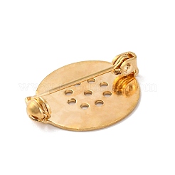 Brass Brooch Pin Findings&nbsp;KK-D266-01LG