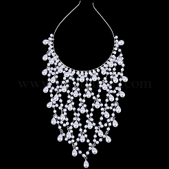 Imitation Pearls Hair Bands for Women Girls&nbsp;AJEW-WH20033-107
