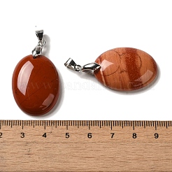Natural Red Jasper Pendants&nbsp;G-Z055-03P-17