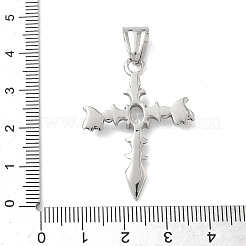 304 Stainless Steel Pendants&nbsp;STAS-D207-09AS
