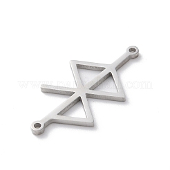 304 Stainless Steel Amulet Rune Love Peace Connector Charms&nbsp;LS-STAS-S149-09P