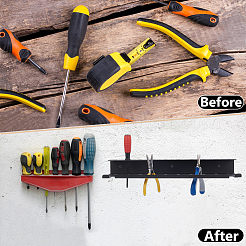 Iron Wall Mounted Tool Storage Organizer Racks&nbsp;ODIS-WH0331-26B