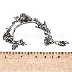 316 Surgical Stainless Flower Cuff Earrings&nbsp;EJEW-C160-05B