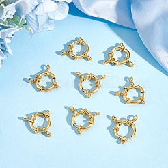 8Pcs 304 Stainless Steel Spring Ring Clasps&nbsp;STAS-UN0057-88