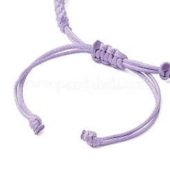 Eco-Friendly Korean Waxed Polyester Cord Braided Bracelet for Women&nbsp;BJEW-JB12503