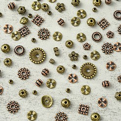 15 Styles Tibetan Style Alloy Spacer Beads Set&nbsp;DIY-FS0007-16