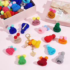 60Pcs 2 Style Handmade Wool Woven Hat Decoration&nbsp;AJEW-NB0005-60