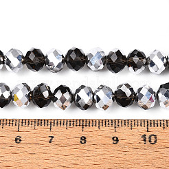Electroplate Glass Beads Strands&nbsp;LS-GR8MMY-01S