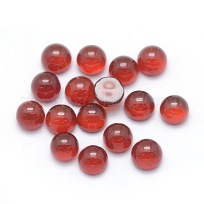 Natural Carnelian Cabochons&nbsp;G-P393-R03-12MM-1