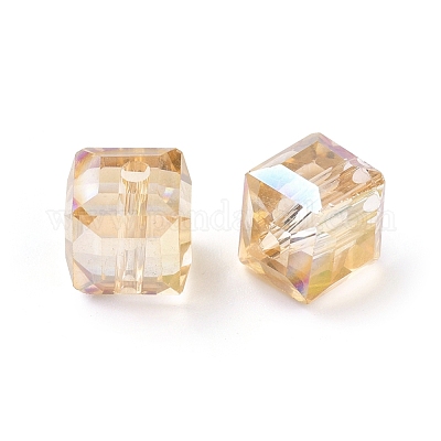 Electorplated Glass Beads&nbsp;EGLA-E006-1Q-1