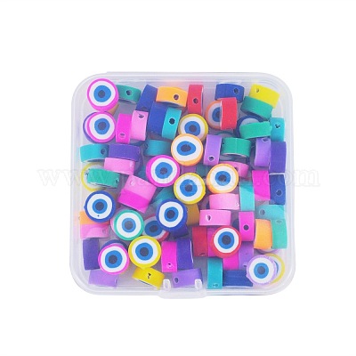 100Pcs Handmade Polymer Clay Beads&nbsp;CLAY-SZ0001-08-1