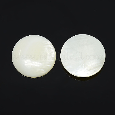Half Round/Dome Freshwater Shell Cabochon&nbsp;X-PBB236Y-1