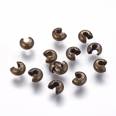 Iron Crimp Beads Covers&nbsp;IFIN-H029-NFAB-NF-1