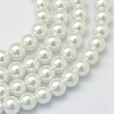 Baking Paint Glass Pearl Bead Strands&nbsp;X-HY-Q003-3mm-01-1