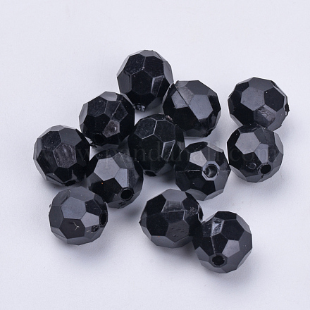 Acrylic Beads TACR-Q257-6mm-V72-1