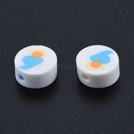 Handmade Polymer Clay Beads&nbsp;CLAY-N011-81C-1