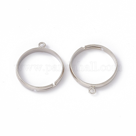 Brass Loop Ring Bases&nbsp;X-EC159-1