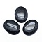 Natural Banded Agate Cabochons, Dyed & Heated, Oval, 40x30x7.5~8mm