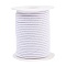 Nylon Braided Cord, Milan Cords Woven Thread for Bracelet Jewelry Making, White, 3mm, about 21.87 yards(20m)/roll