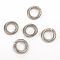 Tarnish Resistant 304 Stainless Steel Open Jump Rings, Twisted Round, Stainless Steel Color, 10x2mm, Inner Diameter: 6mm, 12 Gauge