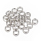 CCB Plastic Linking Rings, Platinum, 12x1.5mm, Inner Diameter: 9mm