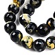 Dyed Natural Agate Beads Strands&nbsp;G-T141-01A-02-4