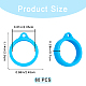 60Pcs Silicone Pendant&nbsp;SIL-GF0001-44-2