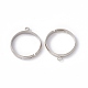 Brass Loop Ring Bases&nbsp;X-EC159-1