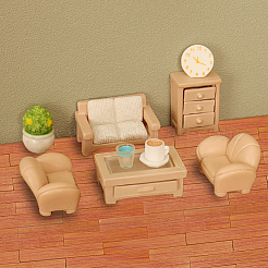 2 Sets 40Pcs Mini Wood Floor Sticker&nbsp;DIY-GO0002-34