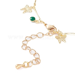 Brass Enamel Charm Bracelets&nbsp;BJEW-JB05770