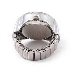 201 Stainless Steel Stretch Watchband Finger Ring Watches&nbsp;WACH-G018-01P-03
