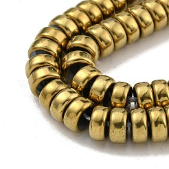 Electroplated Synthetic Non-magnetic Hematite Beads Strands&nbsp;G-K361-A04-03