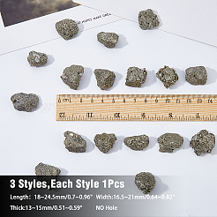 2 Bags Natural Druzy Chalcopyrite  Beads&nbsp;G-FH0002-05