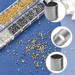 3013Pcs Brass Crimp Beads&nbsp;KK-FS0002-11