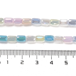 Electroplate Glass Beads Strands&nbsp;EGLA-D030-08J