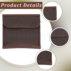 2Pcs 2 Colors Rectangle PU Leather Ring Bags&nbsp;ABAG-CL0001-20