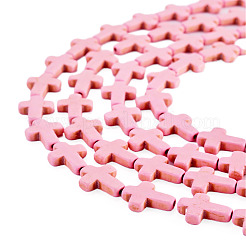 4 Strands Synthetic Turquoise Dyed Beads Strands&nbsp;G-TA0003-29C