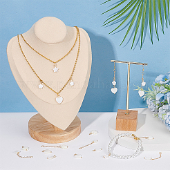 48Pcs 12 Styles Natural Freshwater Shell Pendants&nbsp;PALLOY-AB00023
