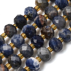 Natural Sodalite Beads Strands&nbsp;G-D105-B09-02