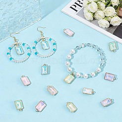 56Pcs 7 Colors Alloy Glass Pendants&nbsp;FIND-OC0014-29