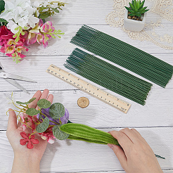 100Pcs 2 Styles Iron Stalk Flower Rod&nbsp;AJEW-SP0003-74