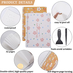 Sticker Collecting Loose-leaf A5 Spiral Bound Notebook&nbsp;AJEW-CP0007-85B