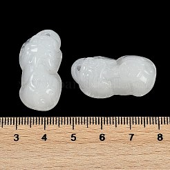 Spray Painted Imitation Jade Glass Beads&nbsp;GLAA-Z007-01F