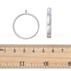 Alloy Open Back Bezel Pendants&nbsp;PALLOY-YW0001-09P