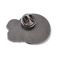Spaceman with Moon Enamel Pin&nbsp;JEWB-P008-B02