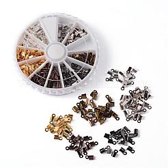 1 Box 6 Colors Iron Folding Crimp Ends&nbsp;IFIN-X0016-B