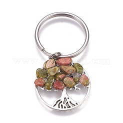 Natural & Synthetic Mixed Stone Keychain&nbsp;KEYC-JKC00185
