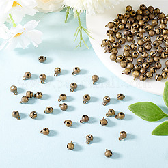 300Pcs Brass Bell Pendants&nbsp;KK-HY0003-77